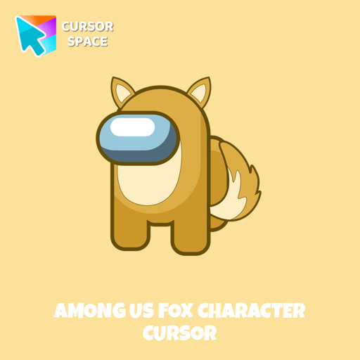 Among Us Fox Character Cursor